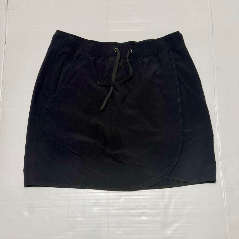 Patagonia Happy‎ Hike Skort Womens Small Black Active Hiking Skirt 58635
